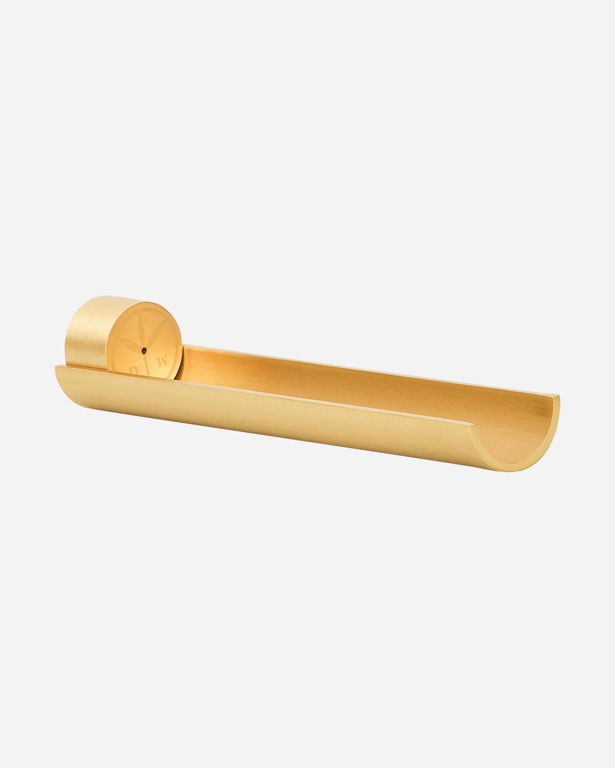 Half Pipe W/ Cylinder Burner Brass