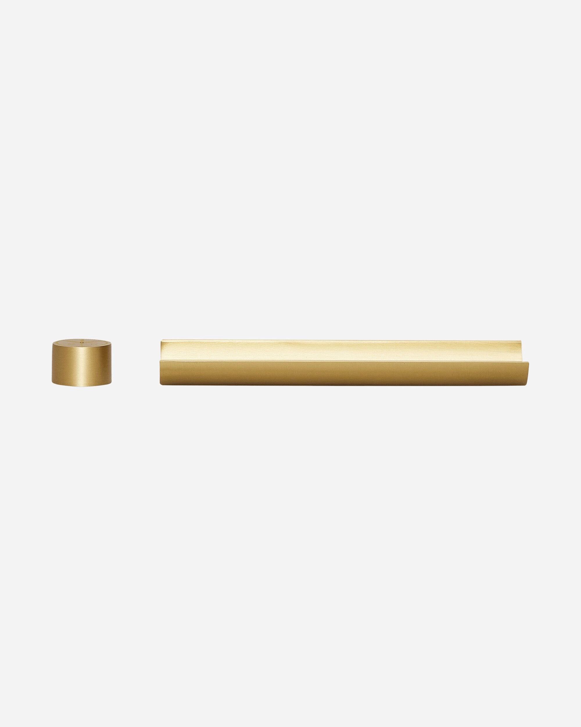 Half Pipe W/ Cylinder Burner Brass