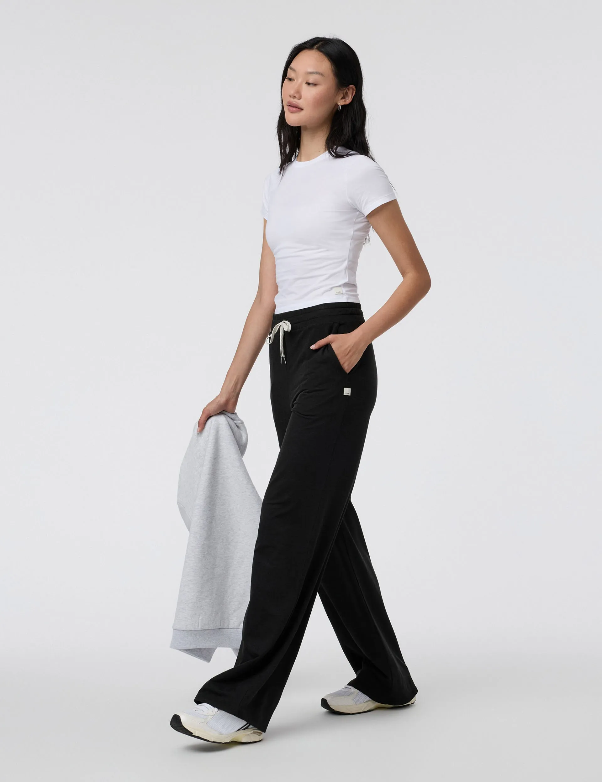 Halo Essential Wideleg - Black Heather