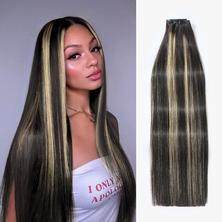 Highlights Silky Straight / Kinky Curly / Deep Wave Clip in Extensions Human Hair 135g 9pcs / 7pcs with Free Gift