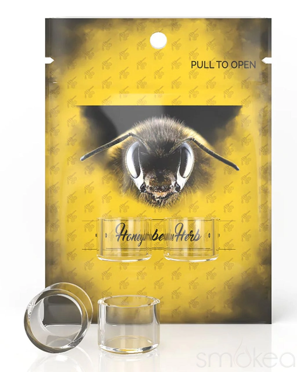Honeybee Herb Quartz Honey Cups (2-Pack)