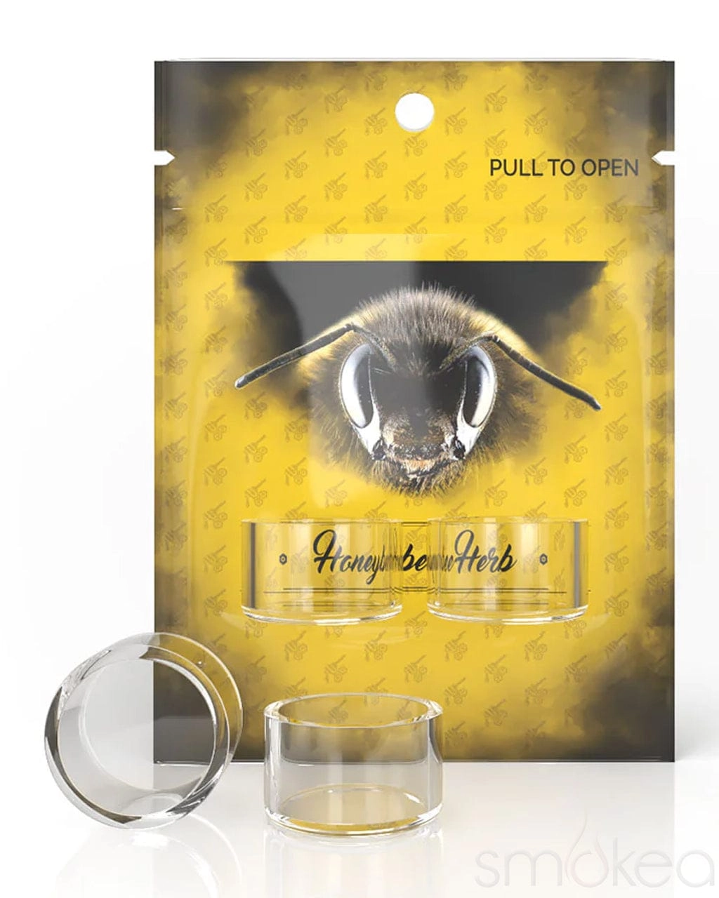 Honeybee Herb Quartz Honey Cups (2-Pack)