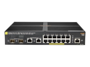 HPE Aruba 2930F 12G PoE  2G/2SFP  - Switch - L3 - managed - 12 x 10/100/1000 (PoE )   2 x 1 Gigabit / 10 Gigabit SFP  (uplink) JL693A#B2E