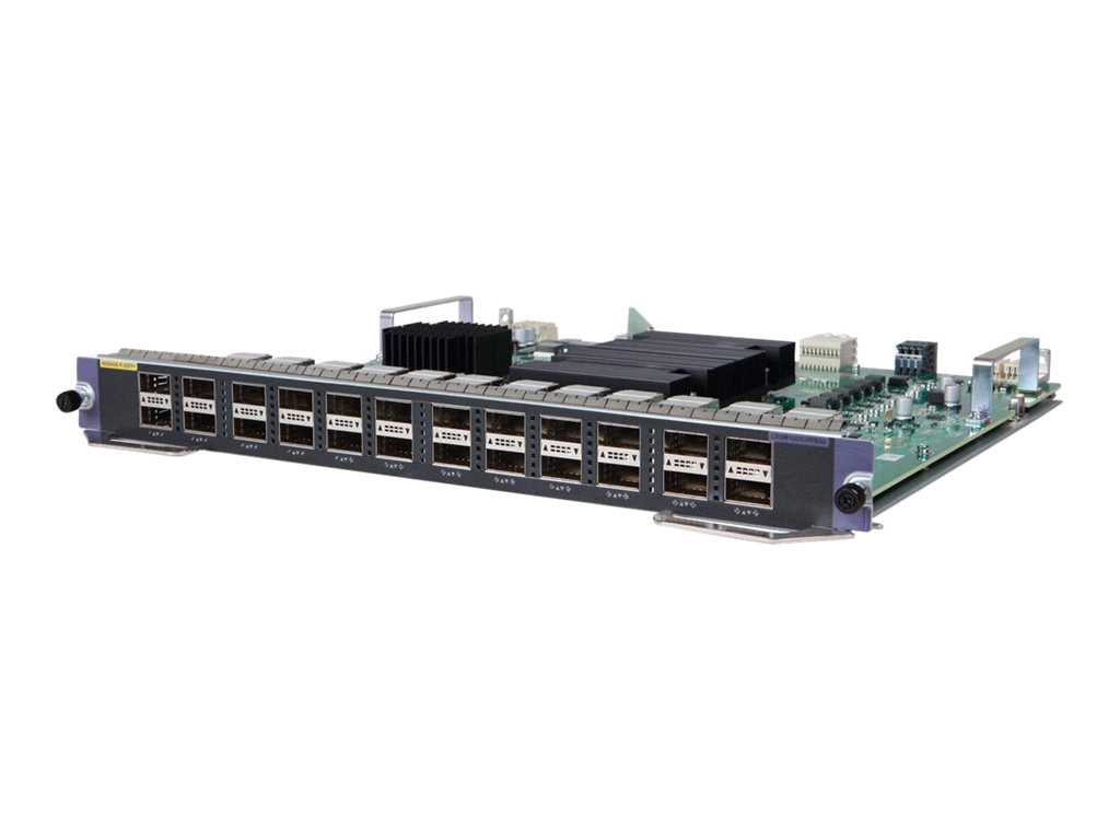 HPE FlexNetwork 7500X SG Module - Expansion module - 40 Gigabit QSFP  x 24 - for FlexNetwork 7503X Chassis, 7506X 6-slot Chassis, R8N57A