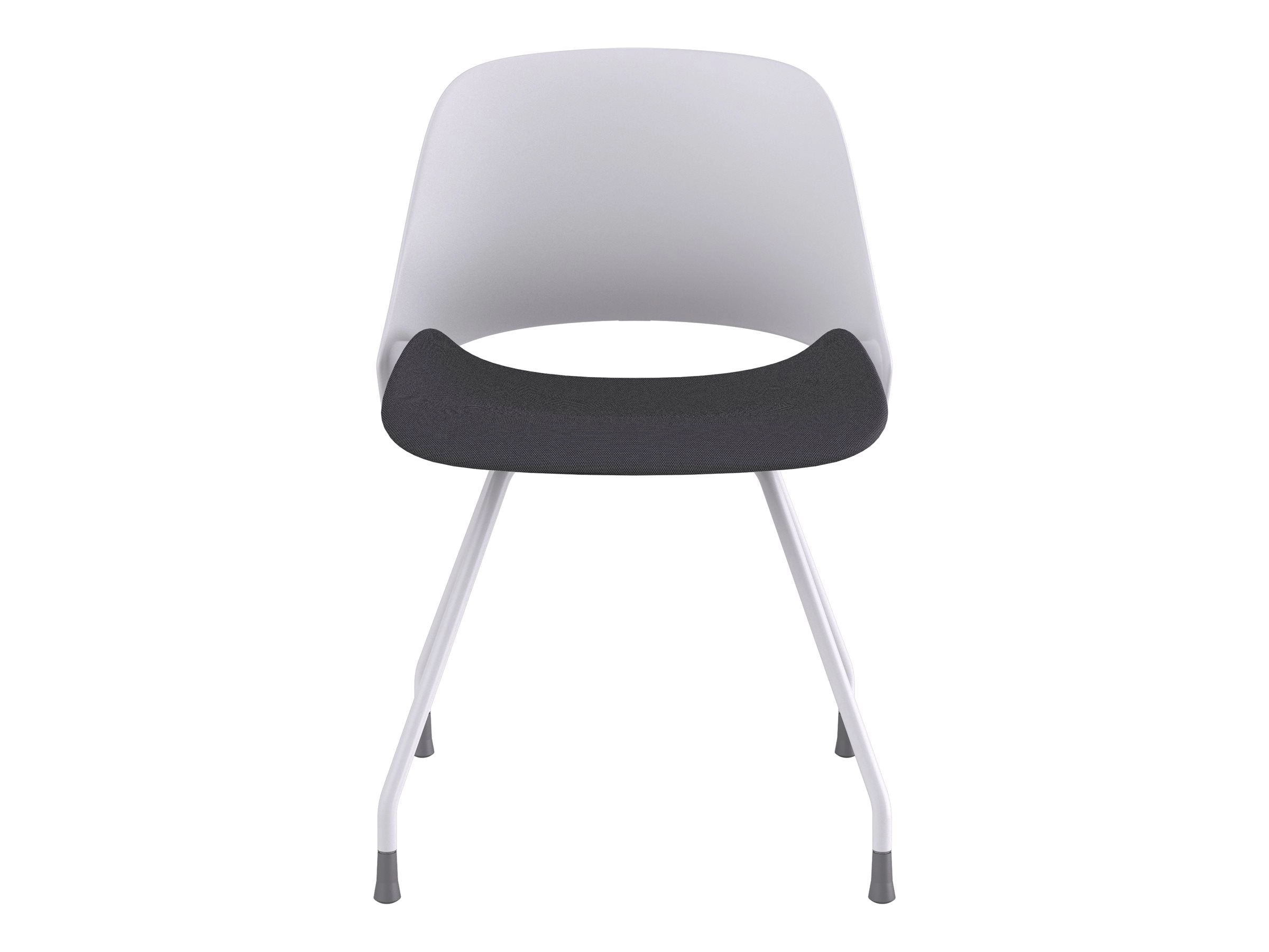 Humanscale Trea - Chair - ergonomic - Fourtis textile, nylon - black, white T100WWWFT12-G--