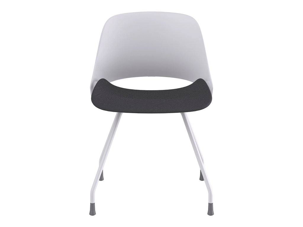Humanscale Trea - Chair - ergonomic - Fourtis textile, nylon - black, white T100WWWFT12-G--