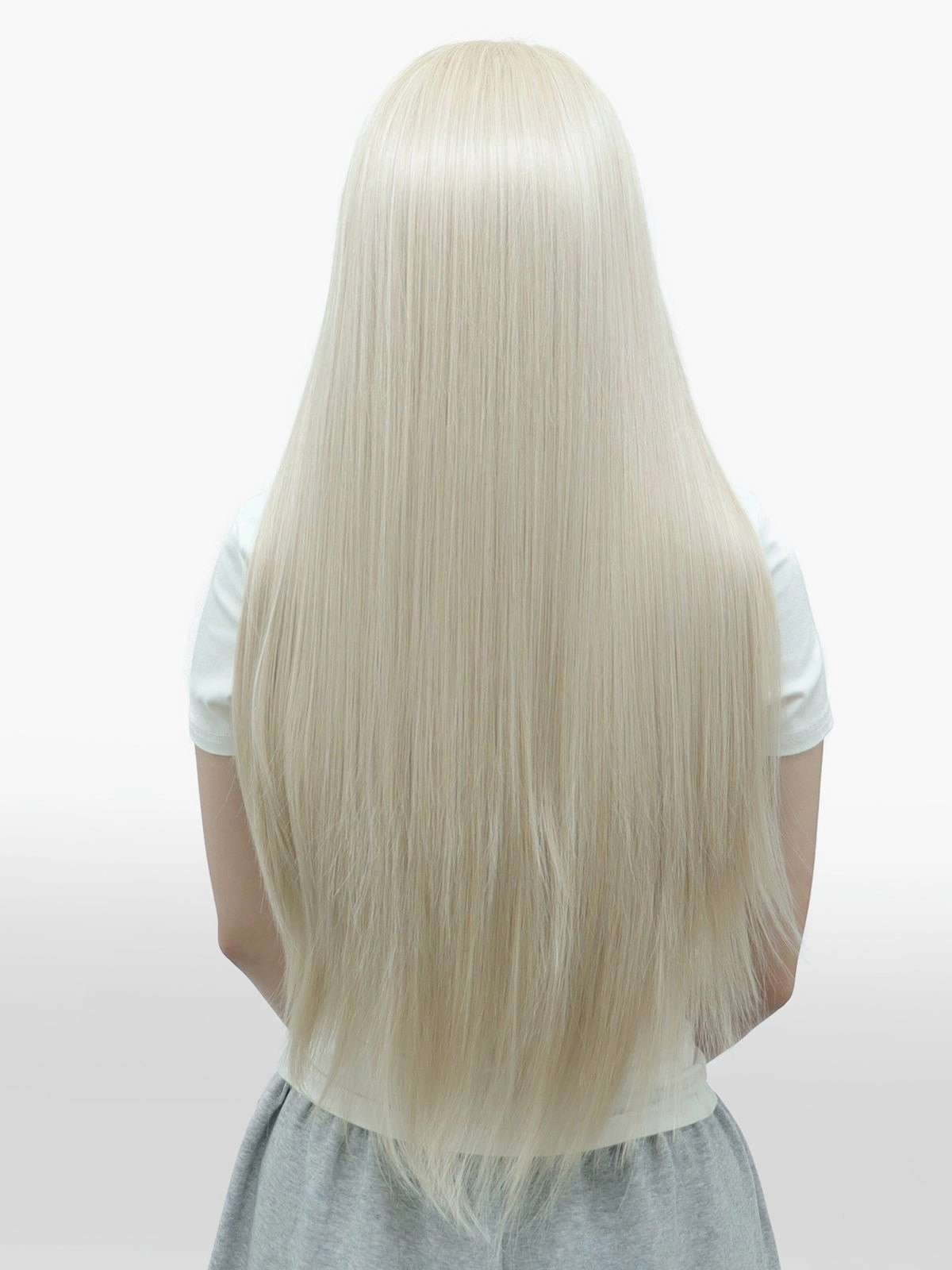 IMstyle Queena Long Blonde Straight 13*4 Lace Front Free Parting-W214-CF243-C13X4