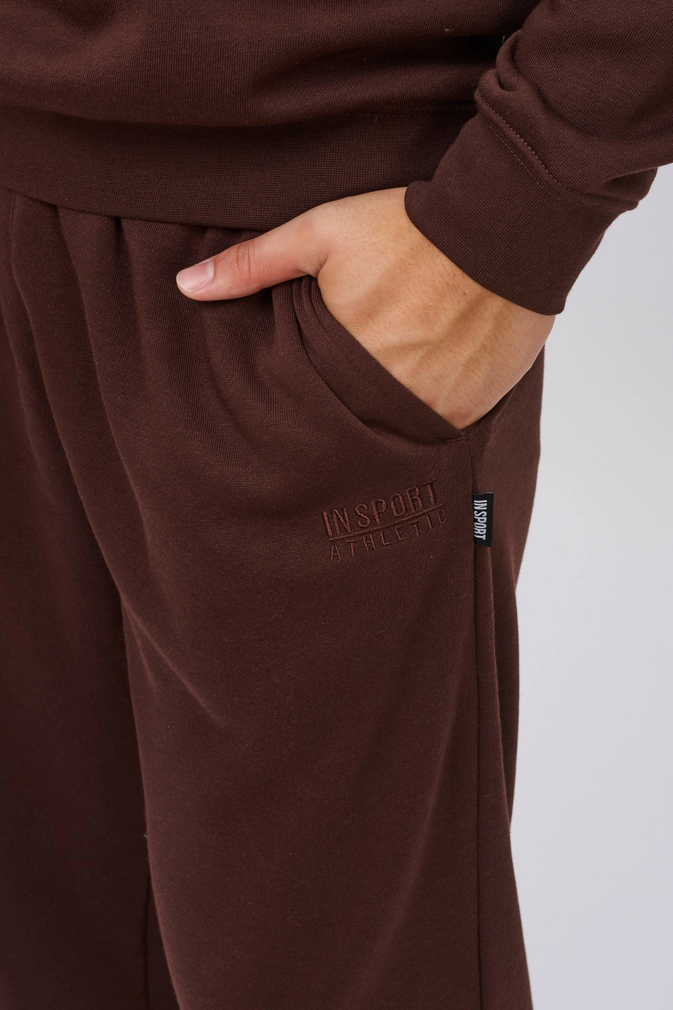INSPORT UNISEX ALASKA CHOCOLATE ELASTIC LEG TRACKPANTS
