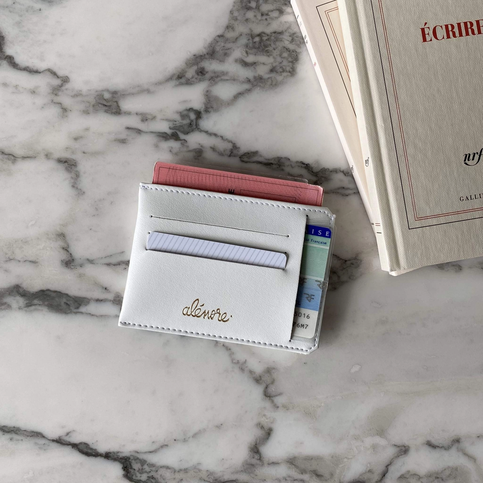 Jasmin Vegan Apple Leather Compact Wallet | Terracotta