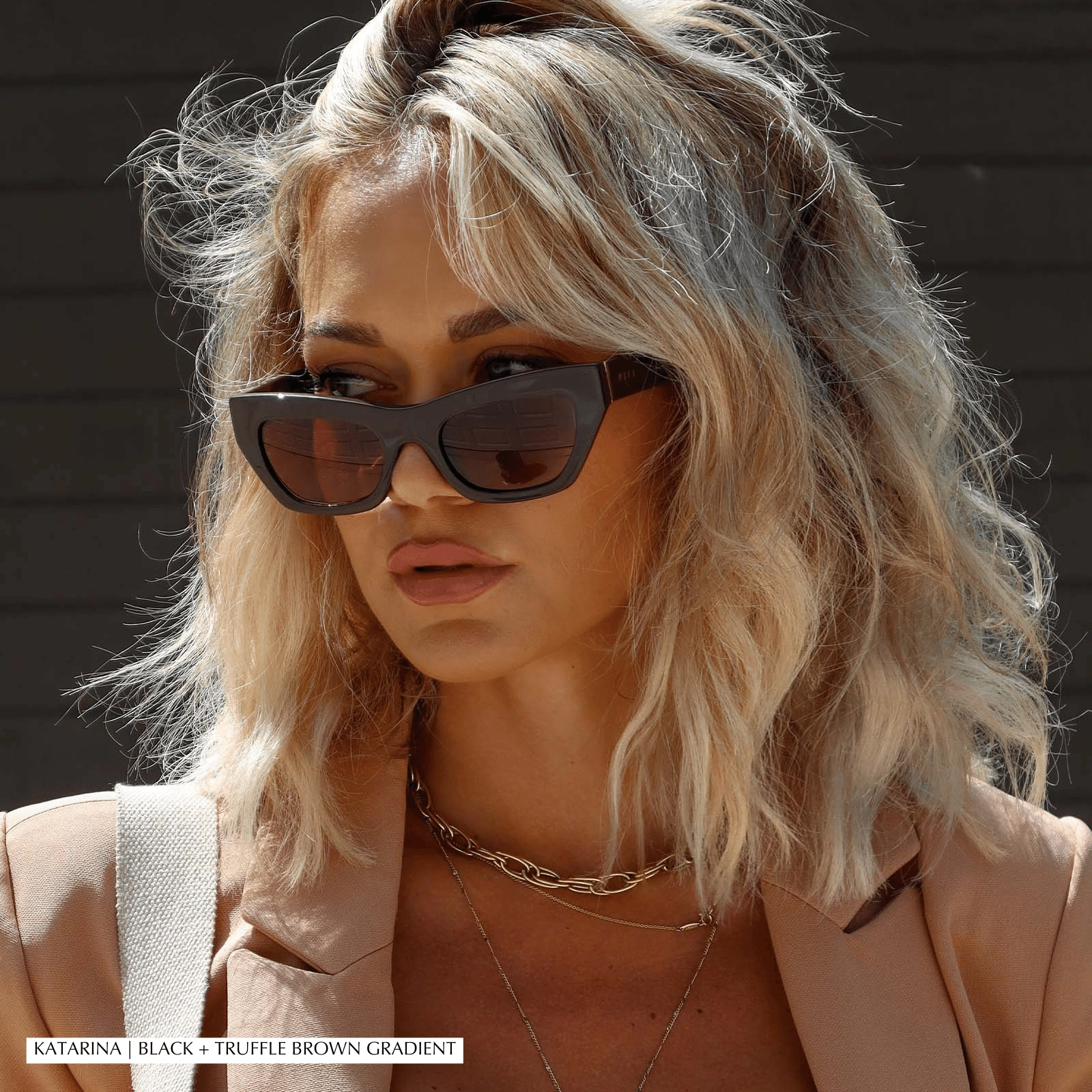 KATARINA - BLACK   GREY   POLARIZED SUNGLASSES