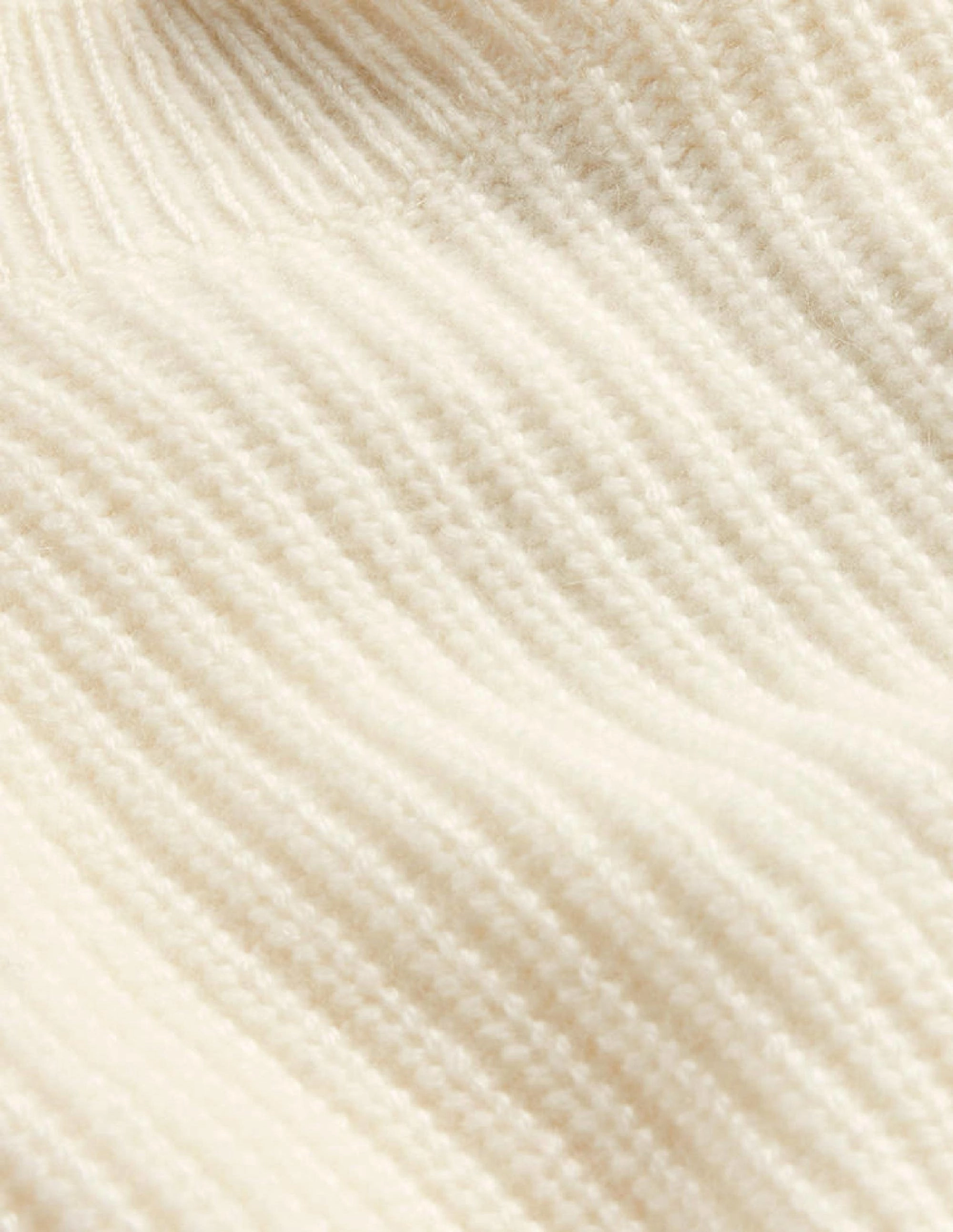 Key-Hole Cashmere Jumper-Warm Ivory