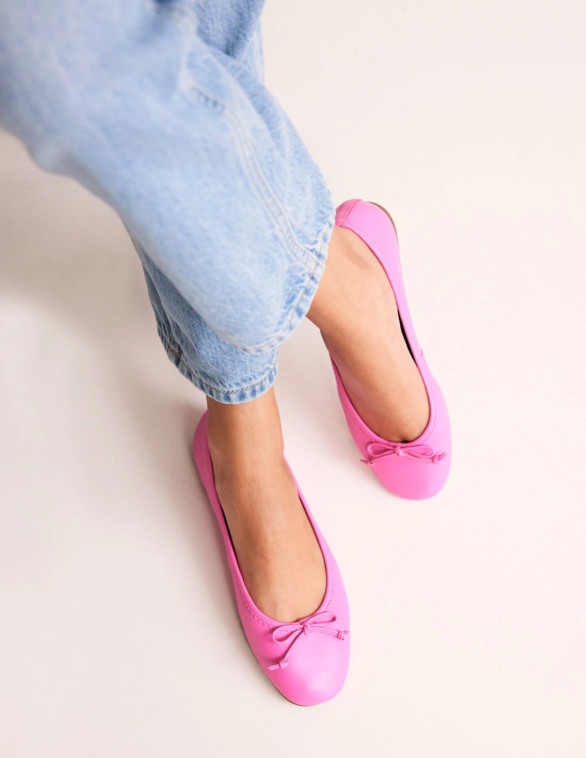 Kitty Flexi Sole Ballet Pumps-Festival Pink