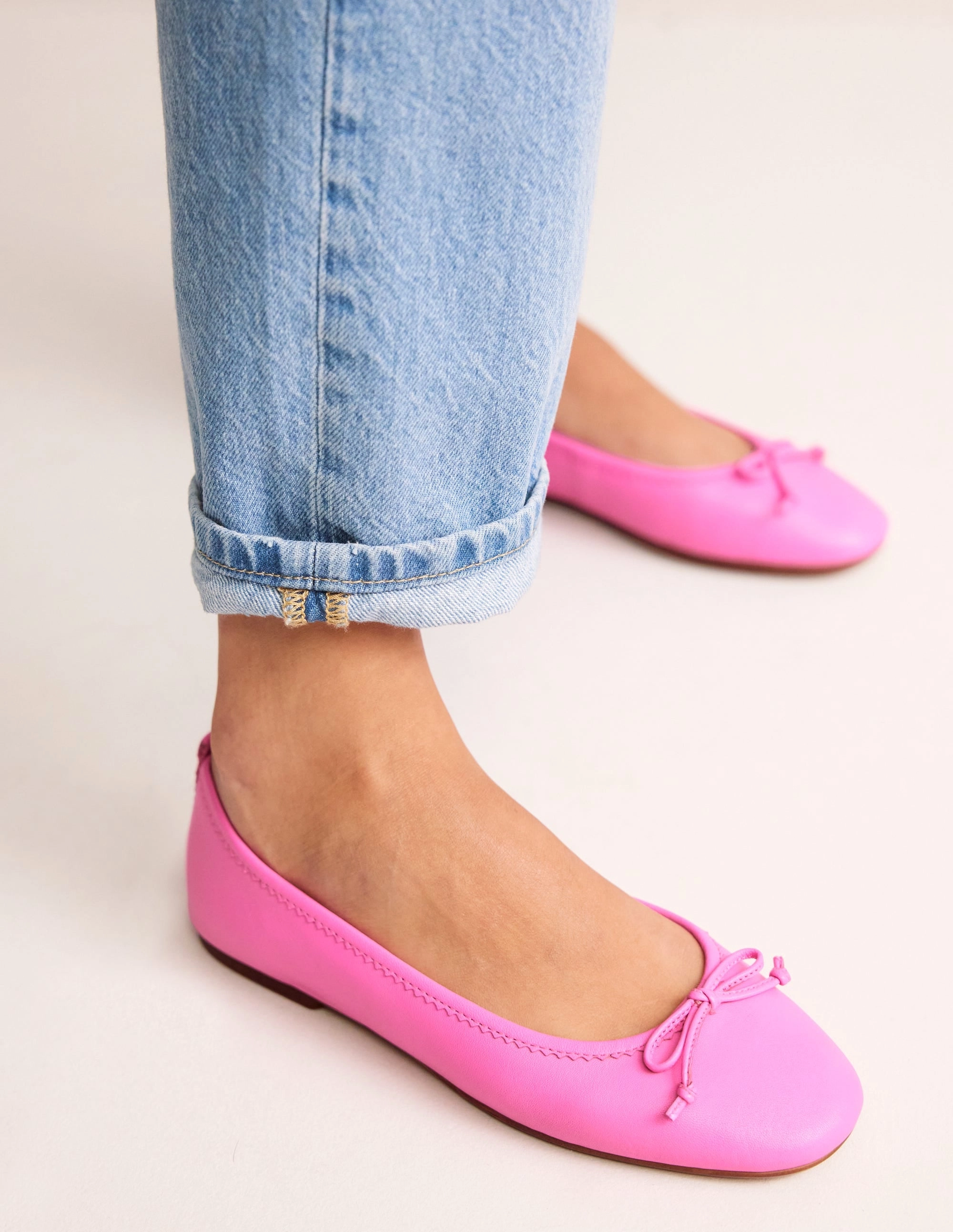 Kitty Flexi Sole Ballet Pumps-Festival Pink