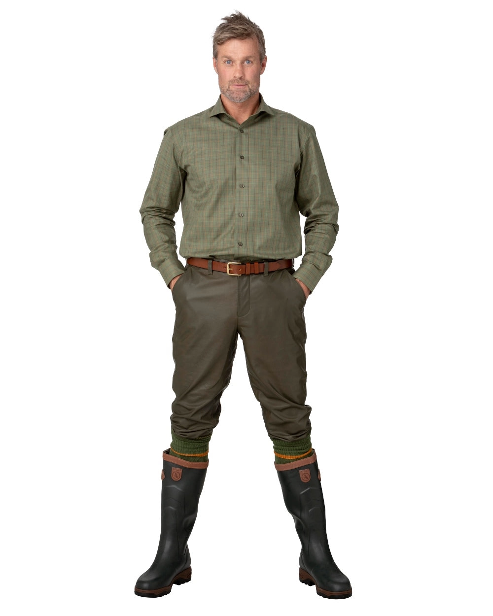 Laksen Mens Ardennes Leather Breeks