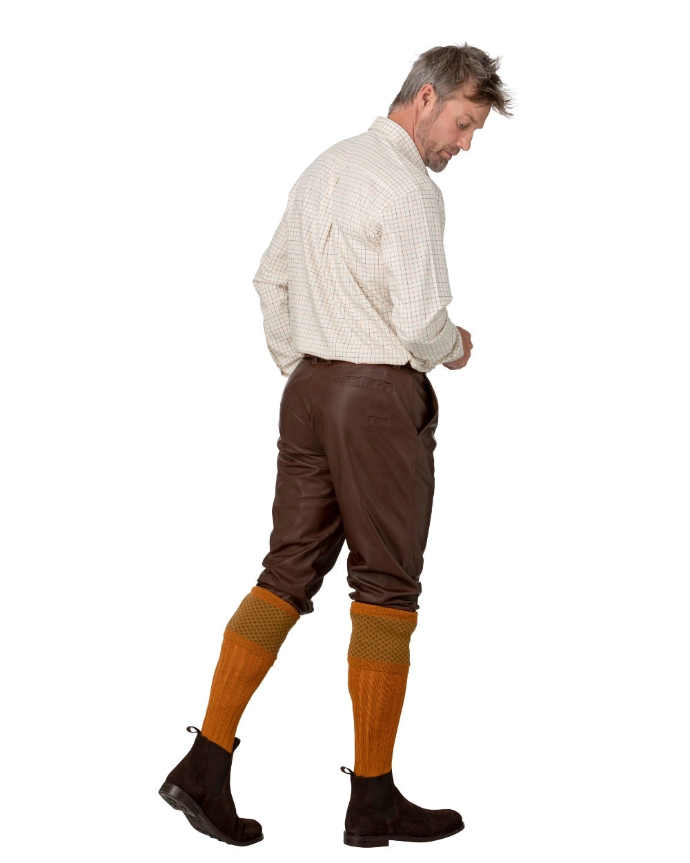 Laksen Mens Ardennes Leather Breeks