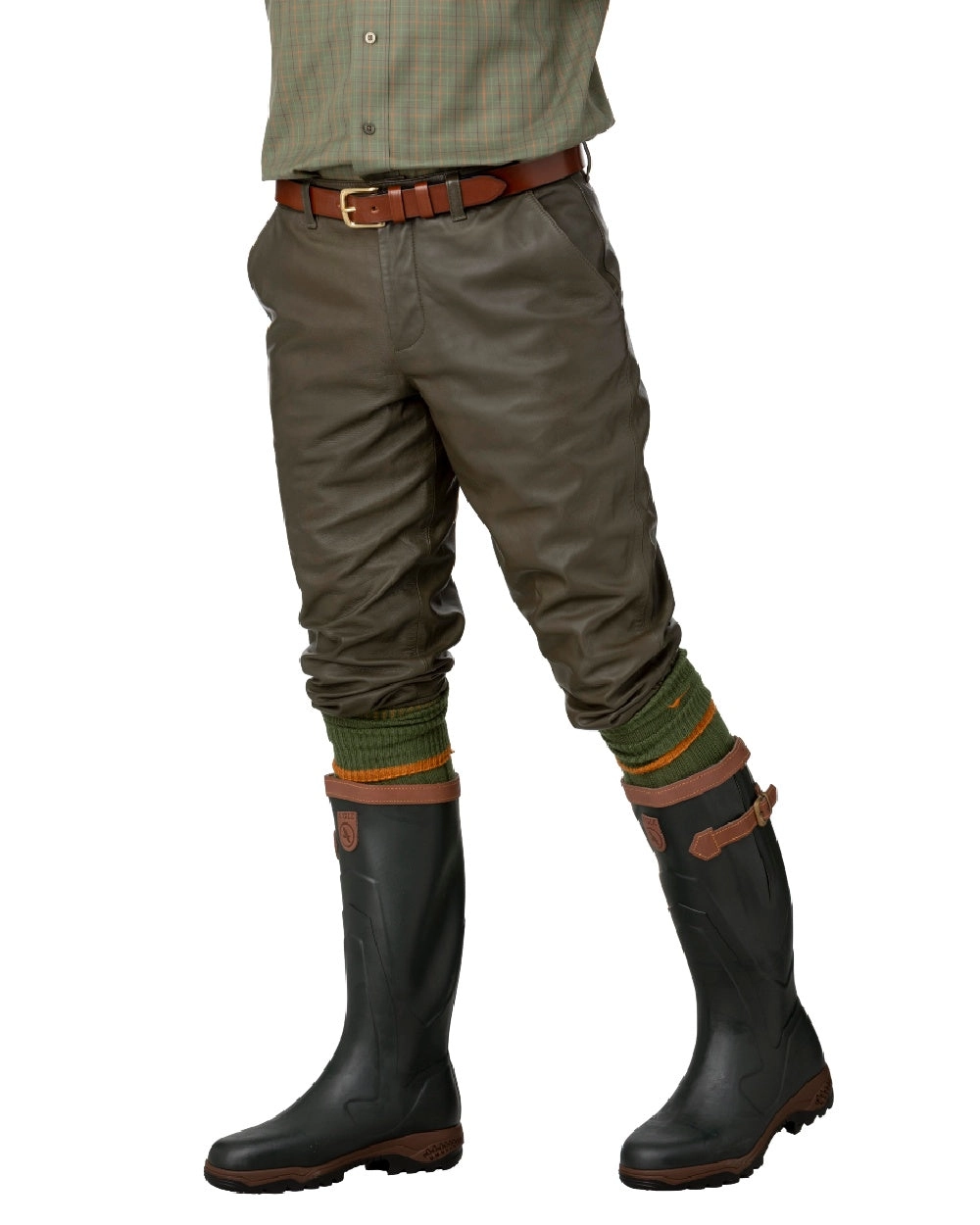 Laksen Mens Ardennes Leather Breeks