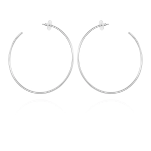 Large Open Hoop Earrings