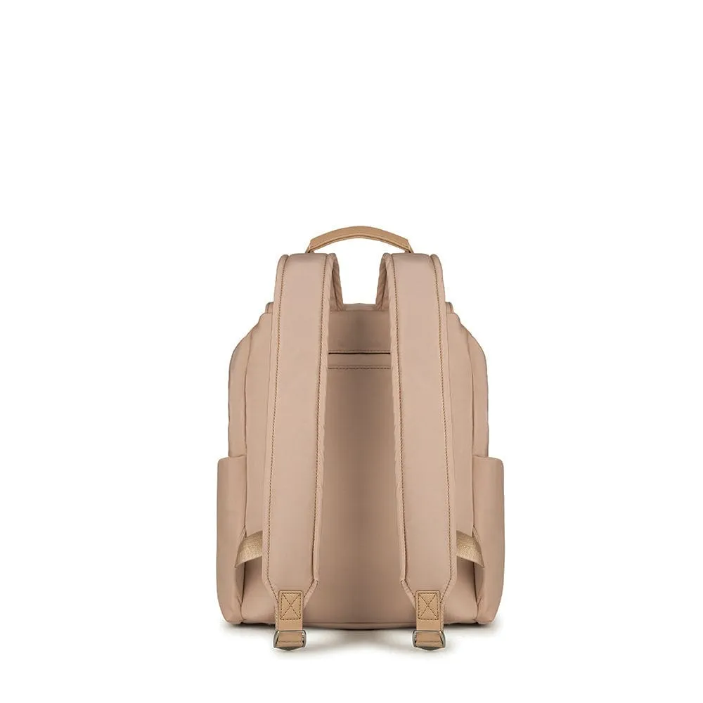 Le  April - Sac à dos en nylon recyclé nude