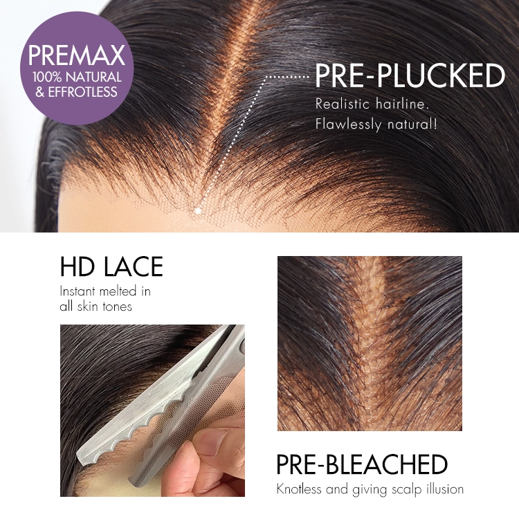 Luvme All-Day Comfort™ Wig Ombre Ginger Blunt Cut Bob Glueless Minimalist HD Lace Wig Pre-Cut Lace