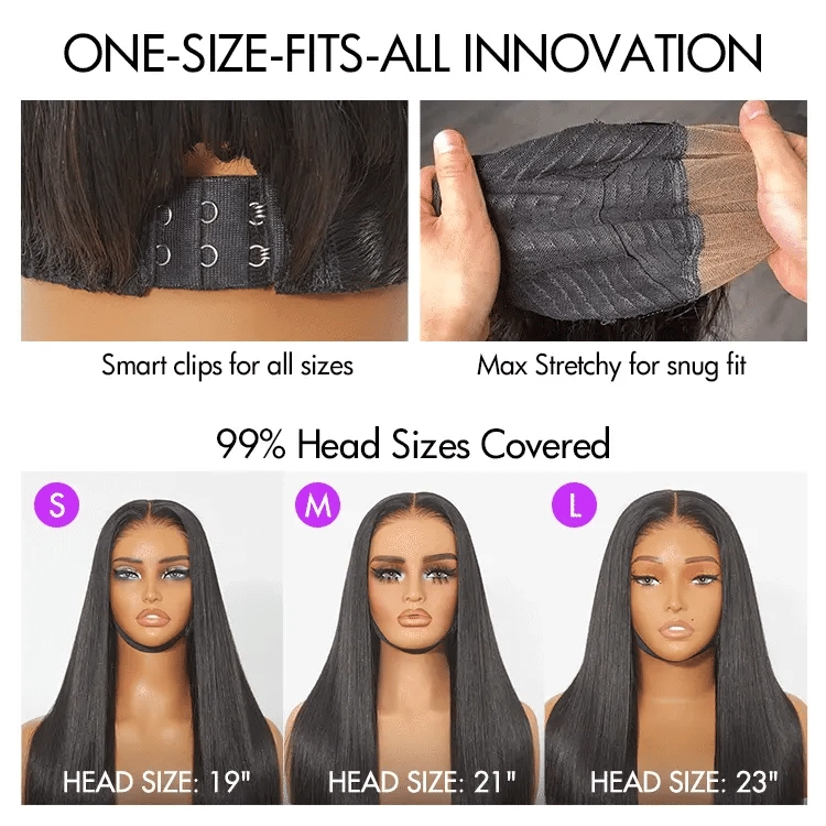 Luvme All-Day Comfort™ Wig Ombre Ginger Blunt Cut Bob Glueless Minimalist HD Lace Wig Pre-Cut Lace