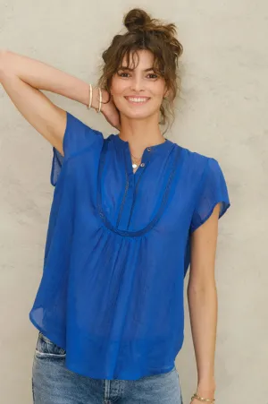 M.A.B.E Freya Dark Blue Top