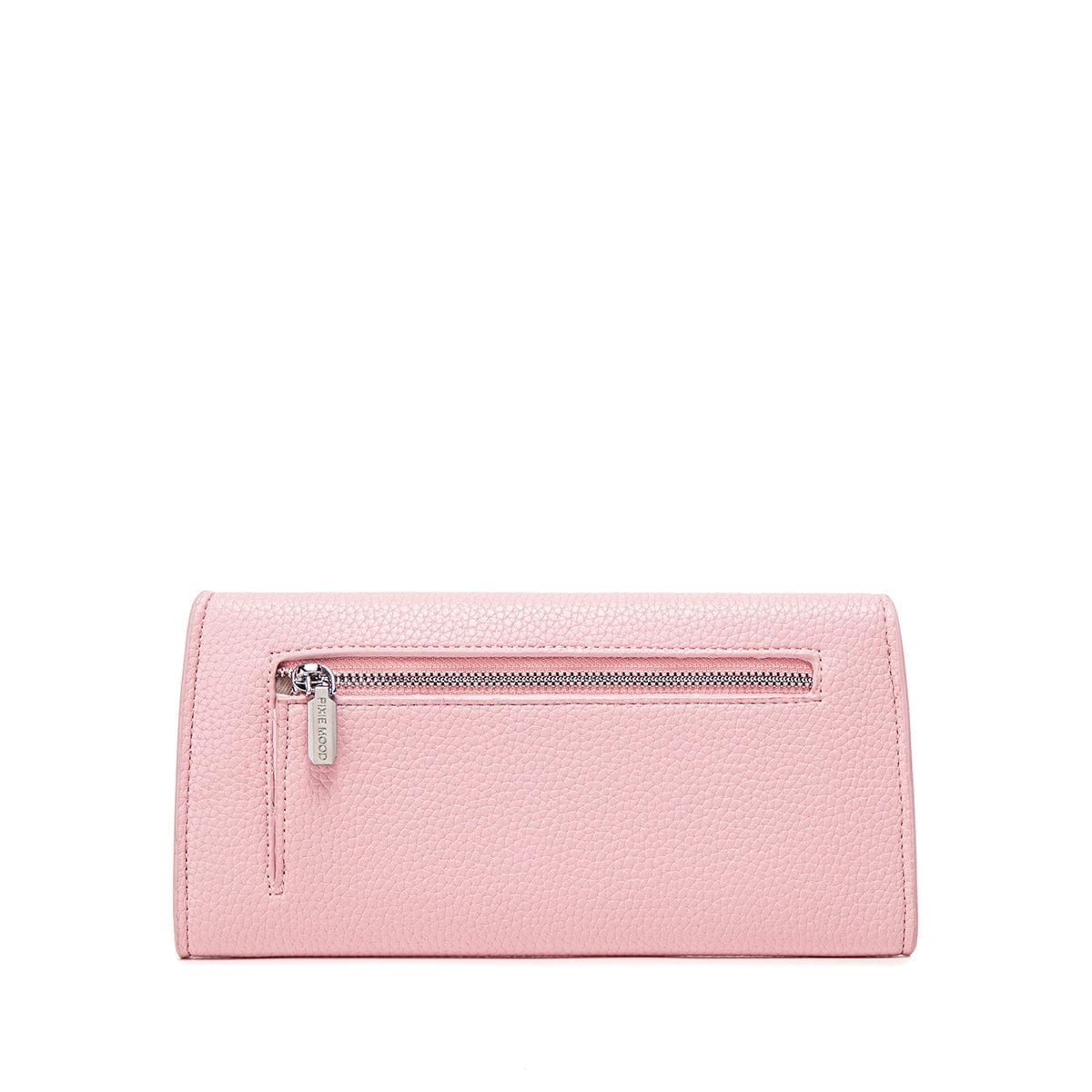 Mavis Vegan Leather Wallet | Light Pink Pebbled