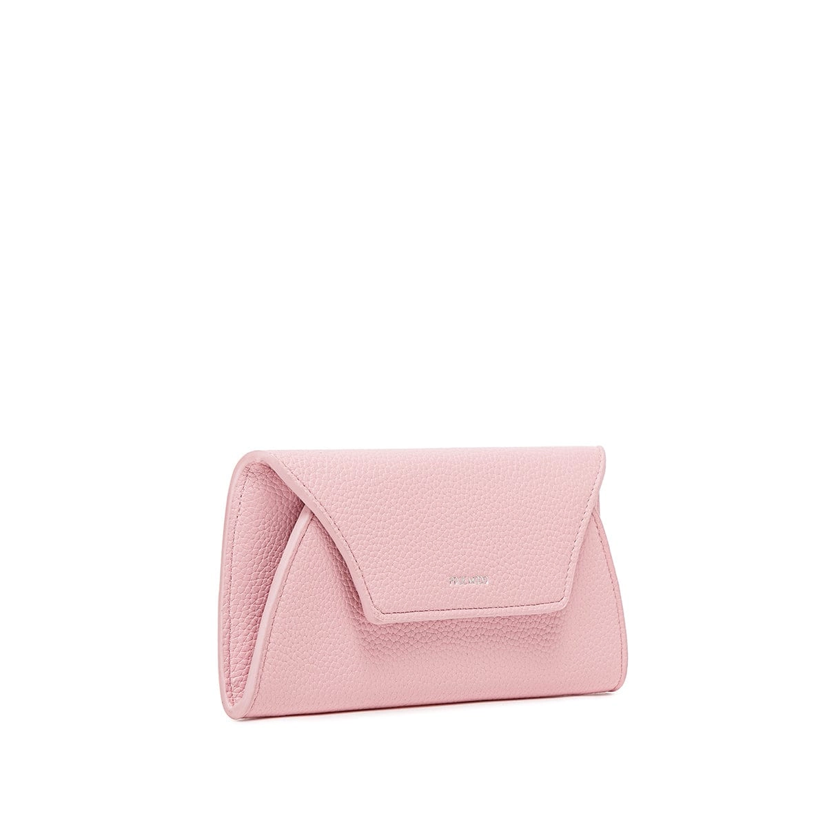 Mavis Vegan Leather Wallet | Light Pink Pebbled