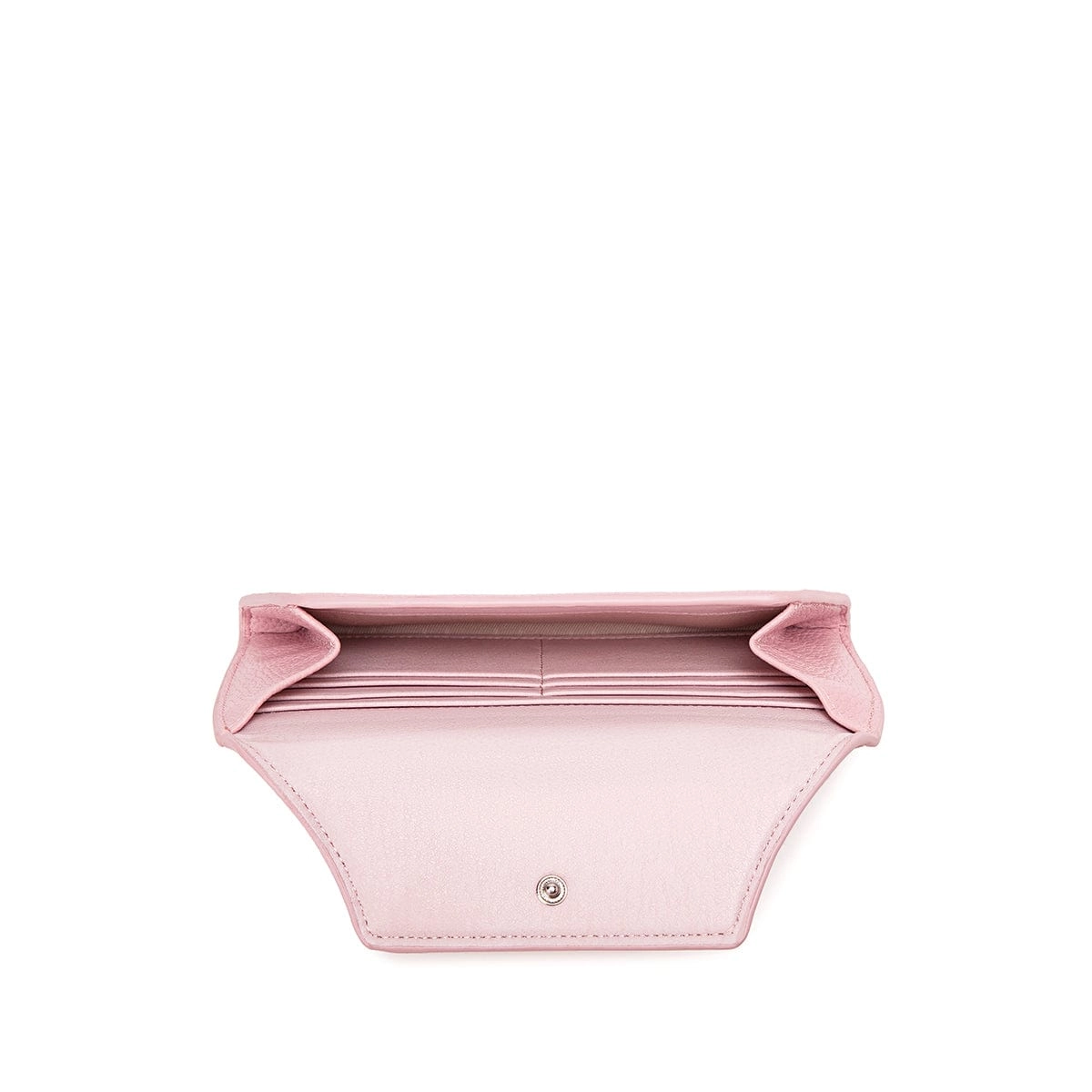 Mavis Vegan Leather Wallet | Light Pink Pebbled