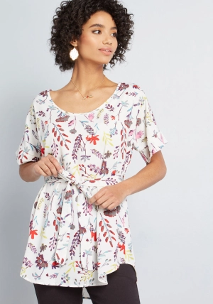 Medium Format Memory Tunic in Sprigs