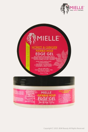 MIELLE ORGANICS HONEY & GINGER FLEXIBLE HOLD EDGE GEL 4oz