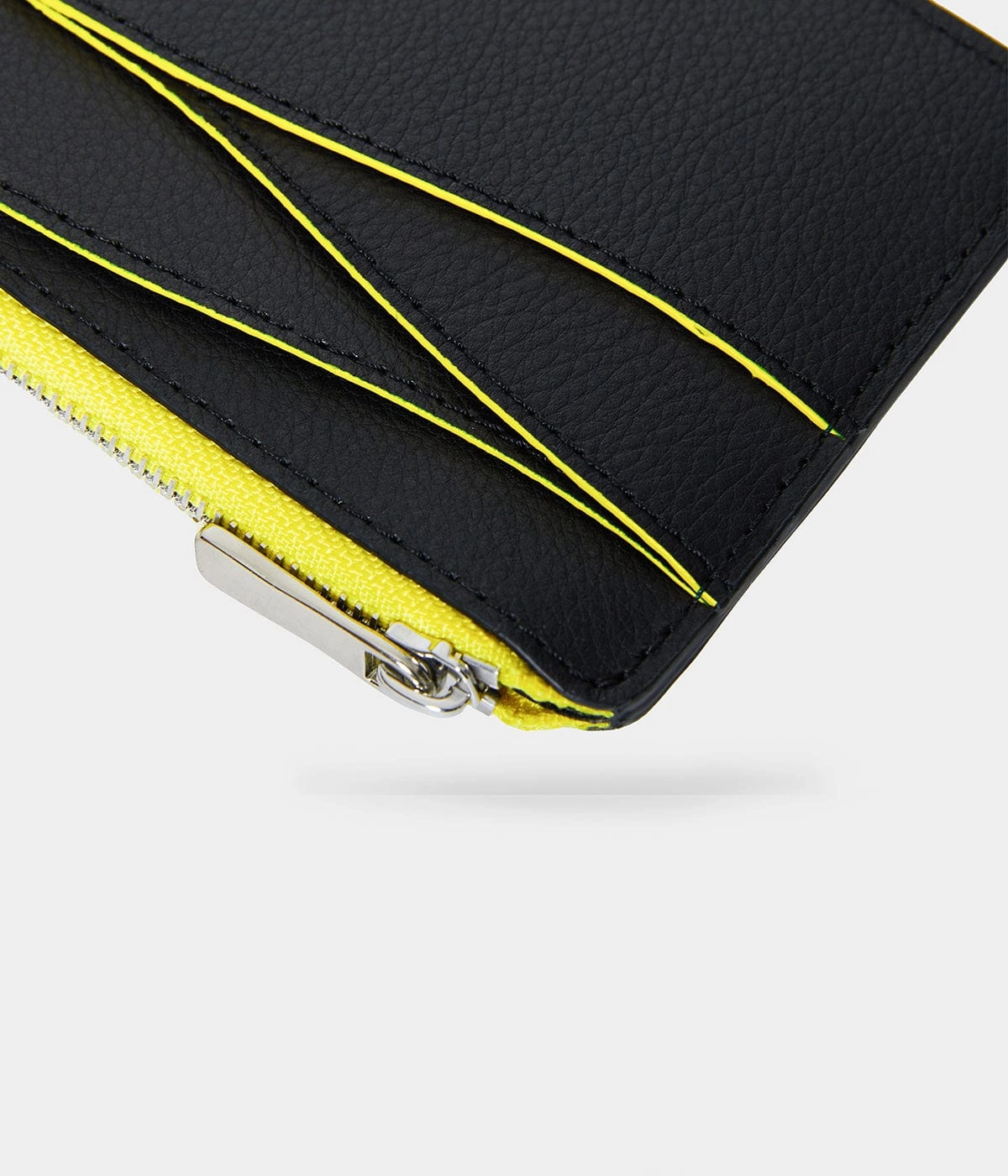 Mylo™️ Vegan Mushroom Leather Large Zipped Card Holder | Yellow