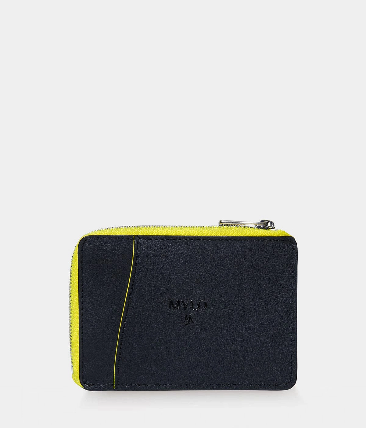 Mylo™️ Vegan Mushroom Leather Large Zipped Card Holder | Yellow