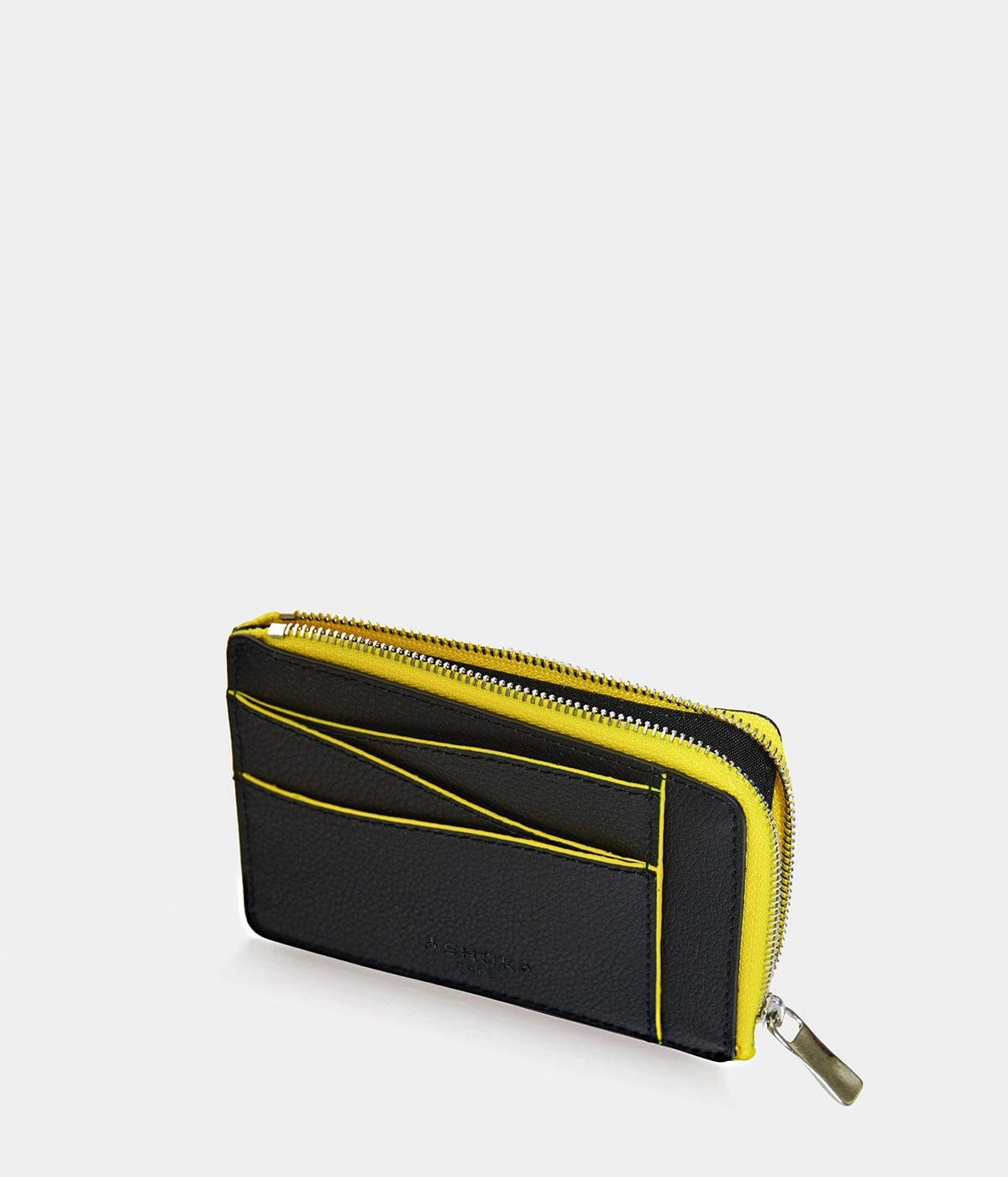Mylo™️ Vegan Mushroom Leather Large Zipped Card Holder | Yellow