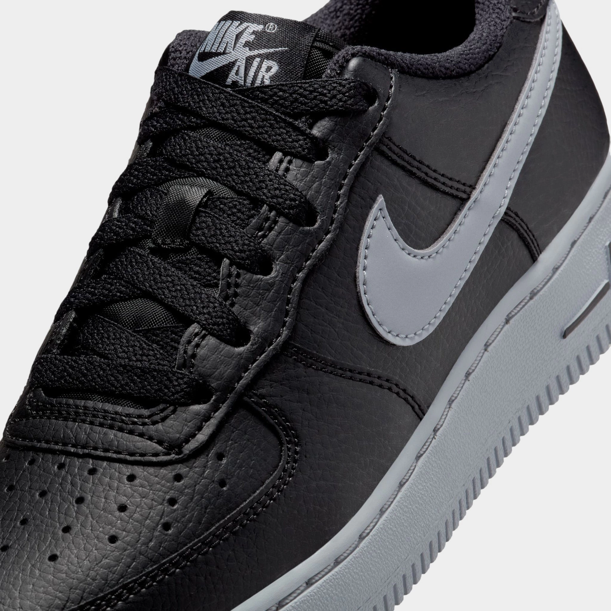 Nike Air Force 1 GS Black / Wolf Grey