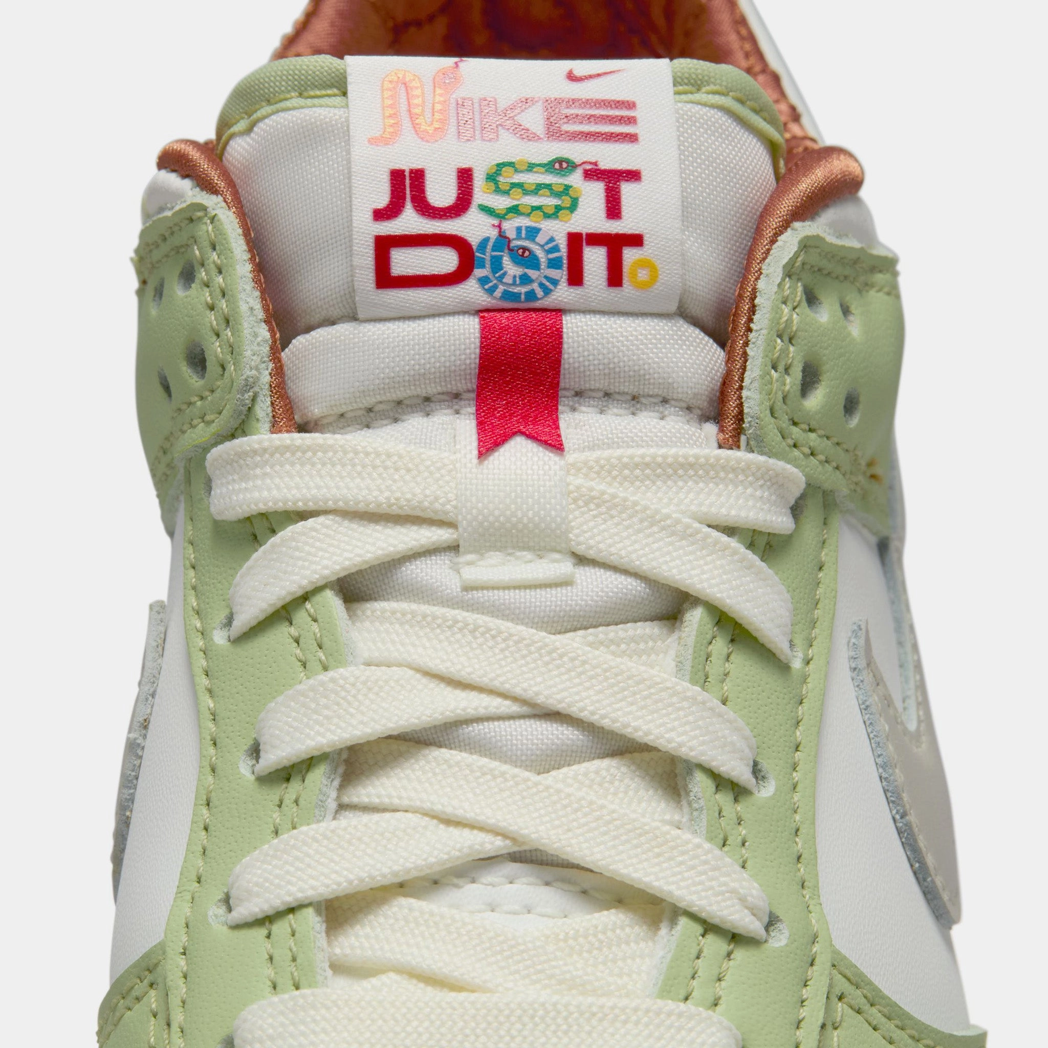 Nike Dunk Low GS Sail / Light Bone - Olive Aura