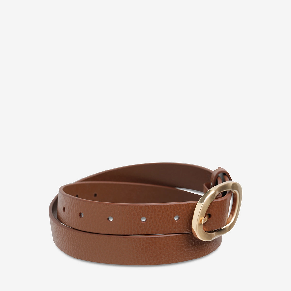 Nocturne Belt - Tan/Gold