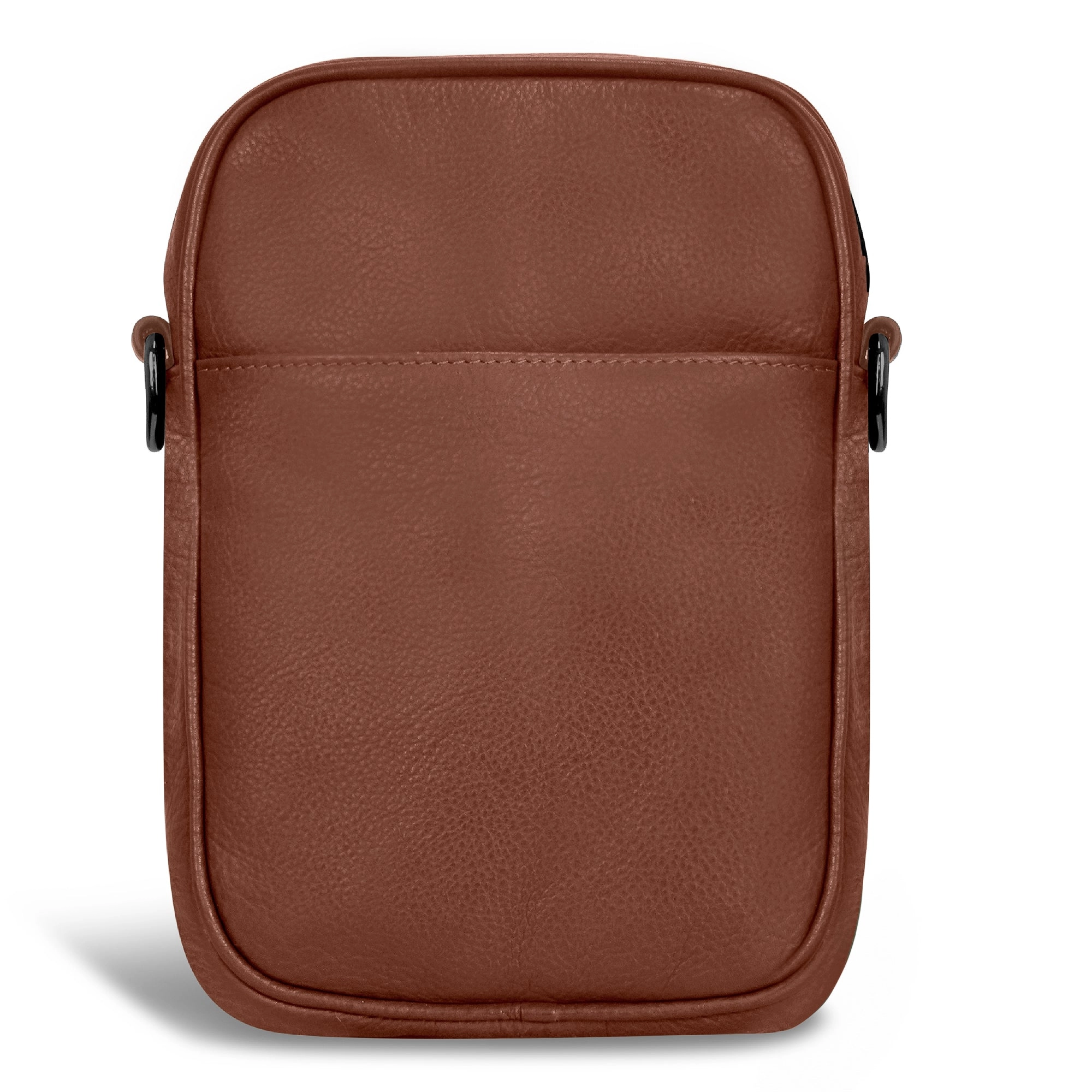 Onyx / Leather Vertical Cross-Body Bag *Drop Ship*