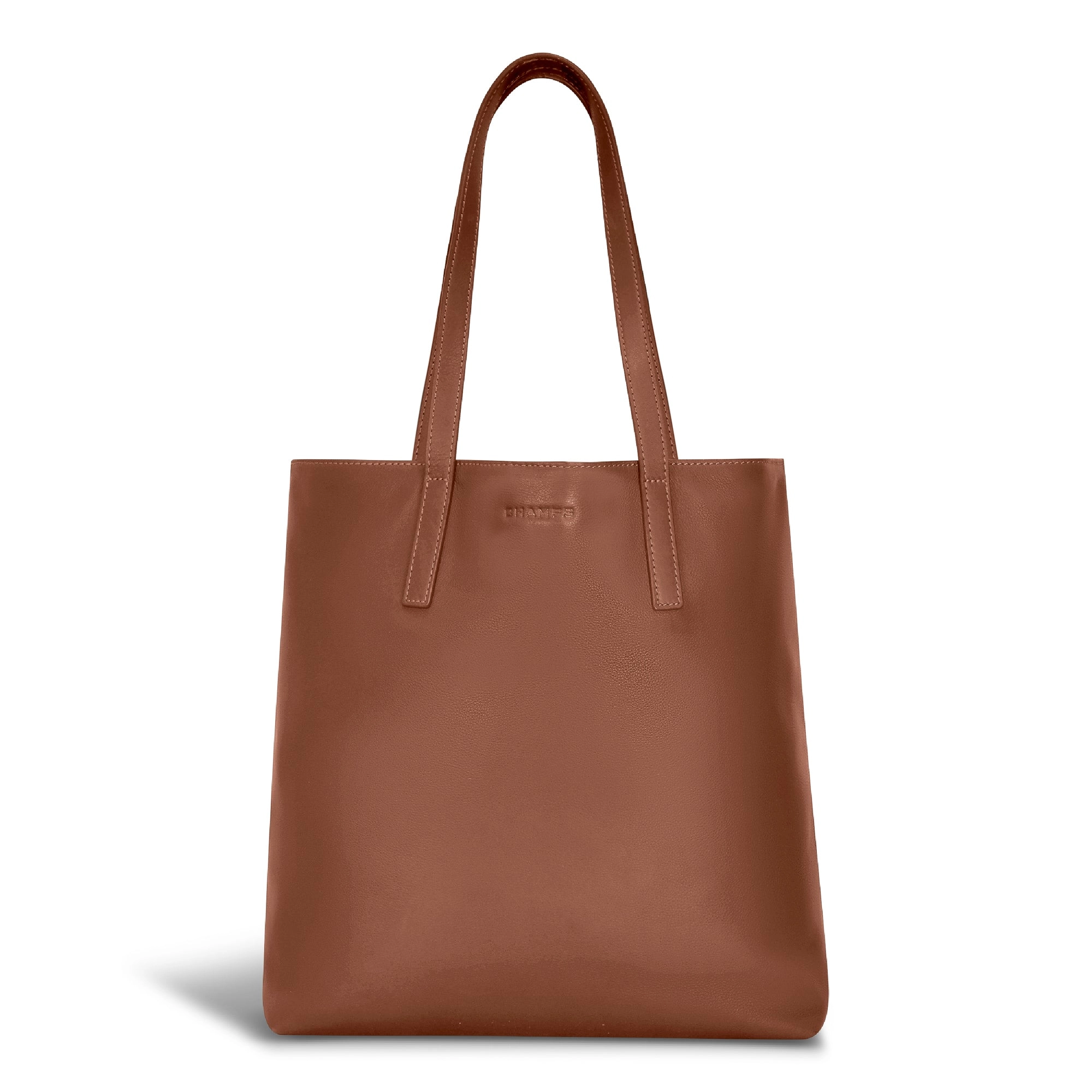 Onyx / Leather Vertical Tote *Drop Ship*