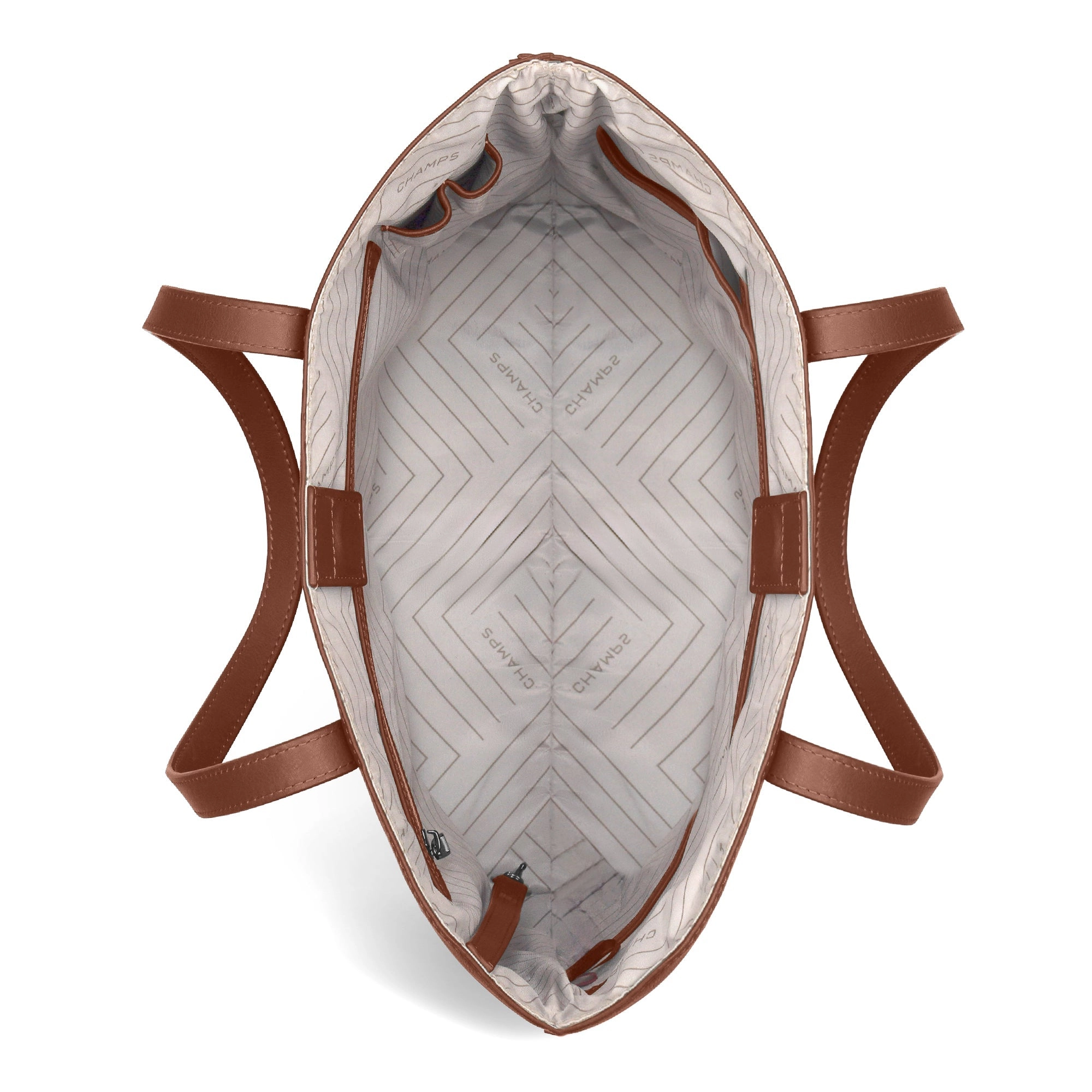 Onyx / Leather Vertical Tote *Drop Ship*