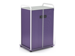 Paragon A&D Crossfit Storage - Trolley - 14 drawers - 4 shelves - 2 doors - 16 gauge tubular steel, TFM - frost, lello, wisdom CFD42WD17CO-918YZY