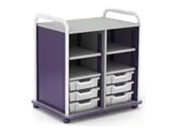 Paragon A&D Crossfit Storage - Trolley - 20 drawers - 4 shelves - 16 gauge tubular steel, TFM CFD60OF17CO-918IZI