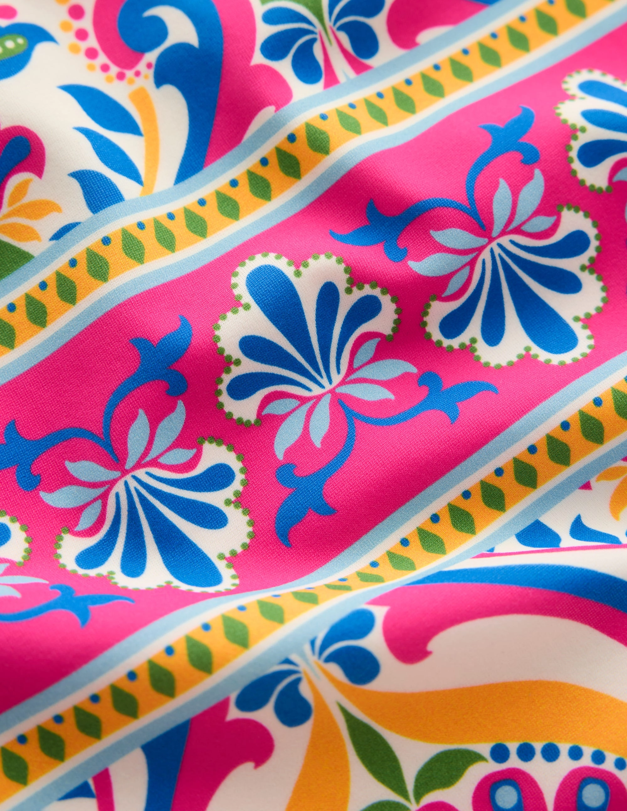 Paros Bandeau Swimsuit-Multi. Ornamental Floral