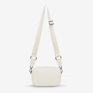 Plunder Bag With Webbed Strap - Chalk