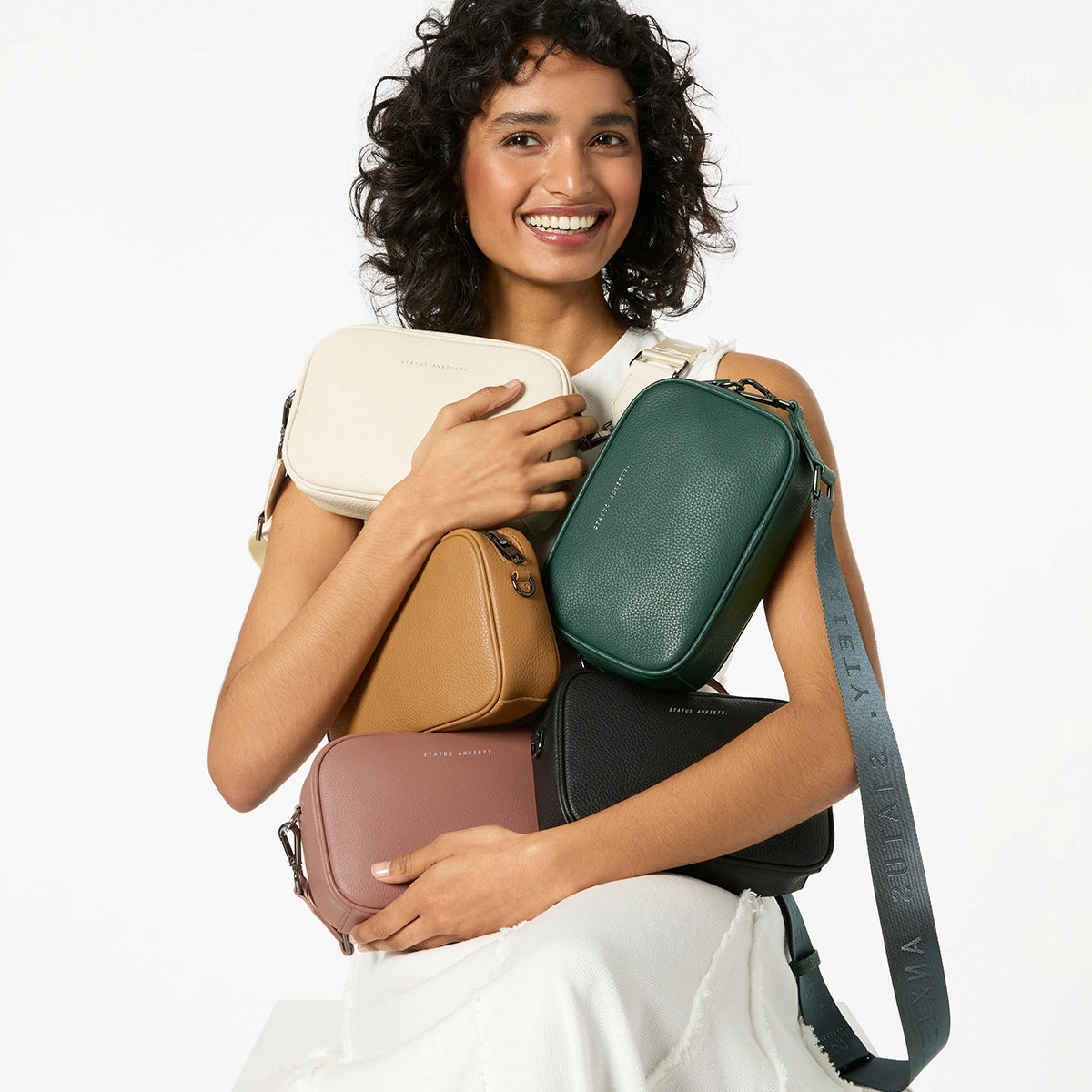 Plunder Bag With Webbed Strap - Green