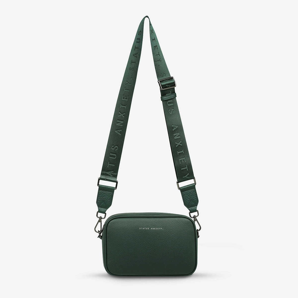 Plunder Bag With Webbed Strap - Green