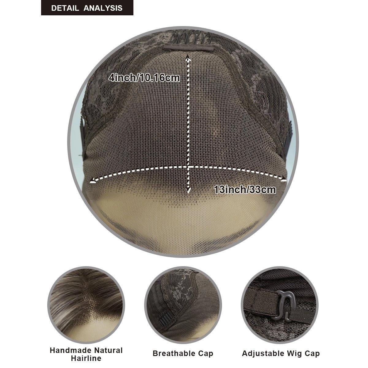 PRE-ORDER Sabrina cool tone blonde with highlight 14inches with layer cut 13*4 free part lace front wigs K141-2183-C13X4