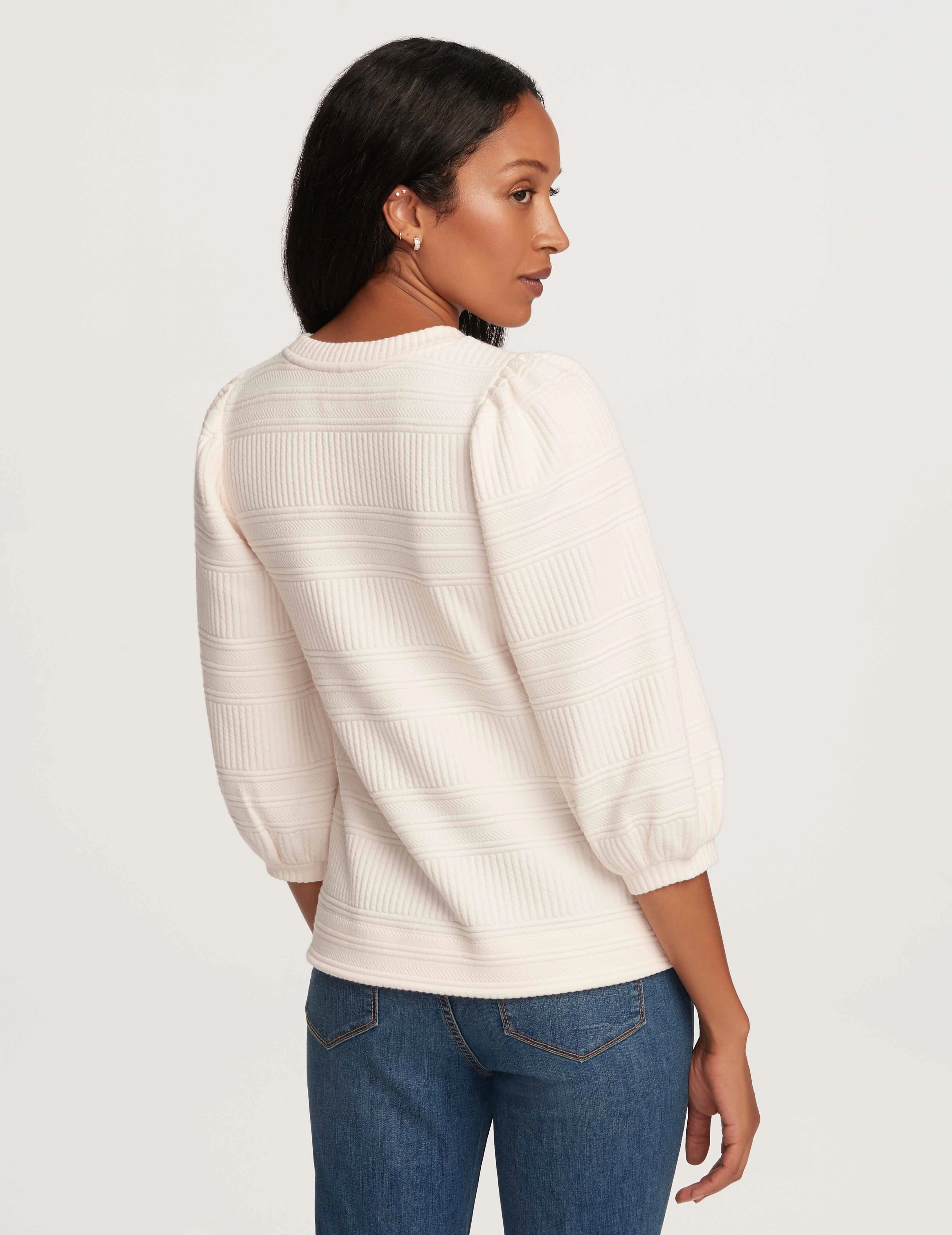 Puff Sleeve Pullover Novelty Quilt- Sale