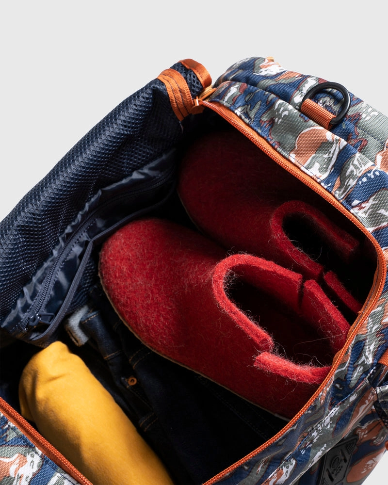 (R)evolution™ 27L Mini Duffle - Cardinal. Lakeside Camo