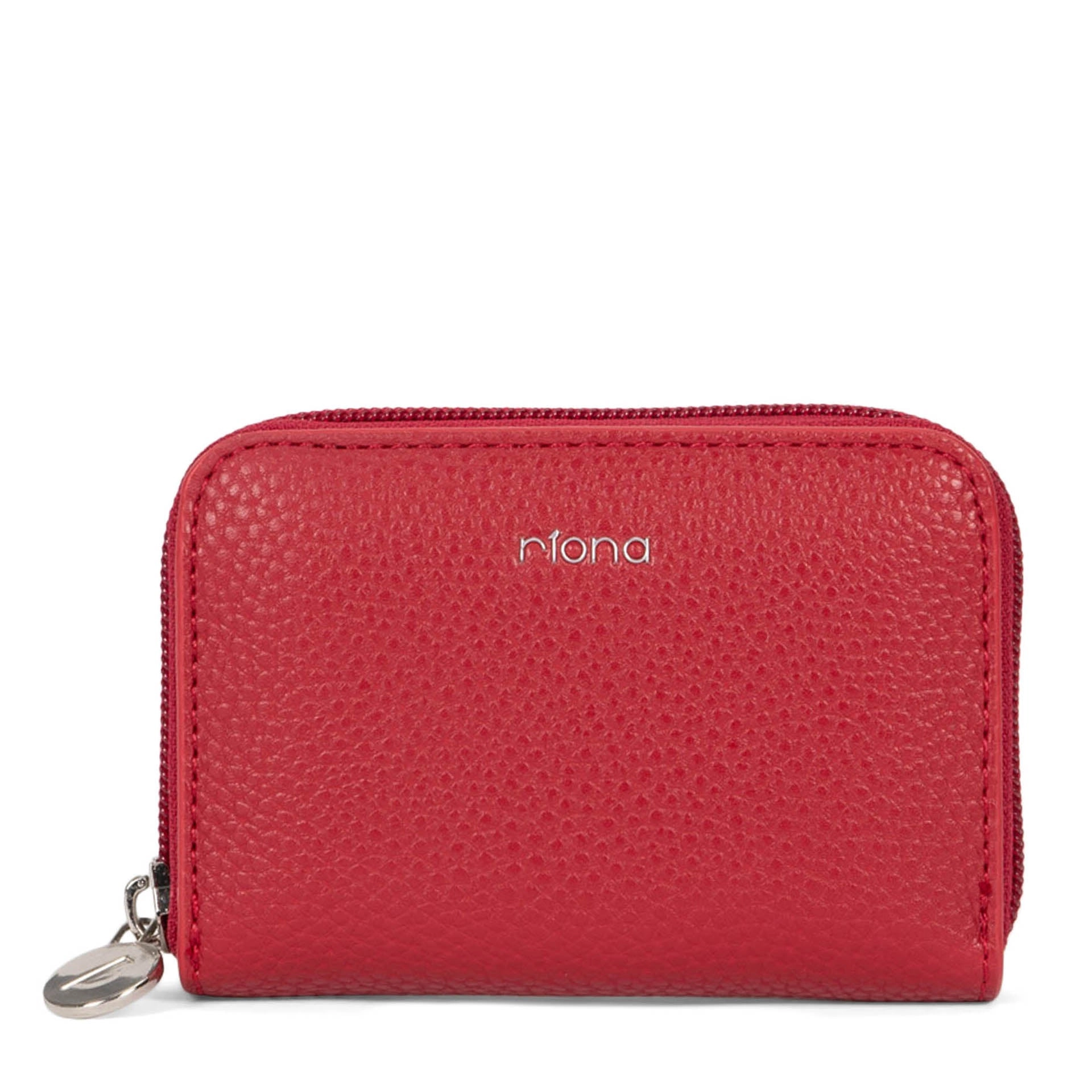 Riona Ketty Pebbled RFID Small Zip Around Taupe