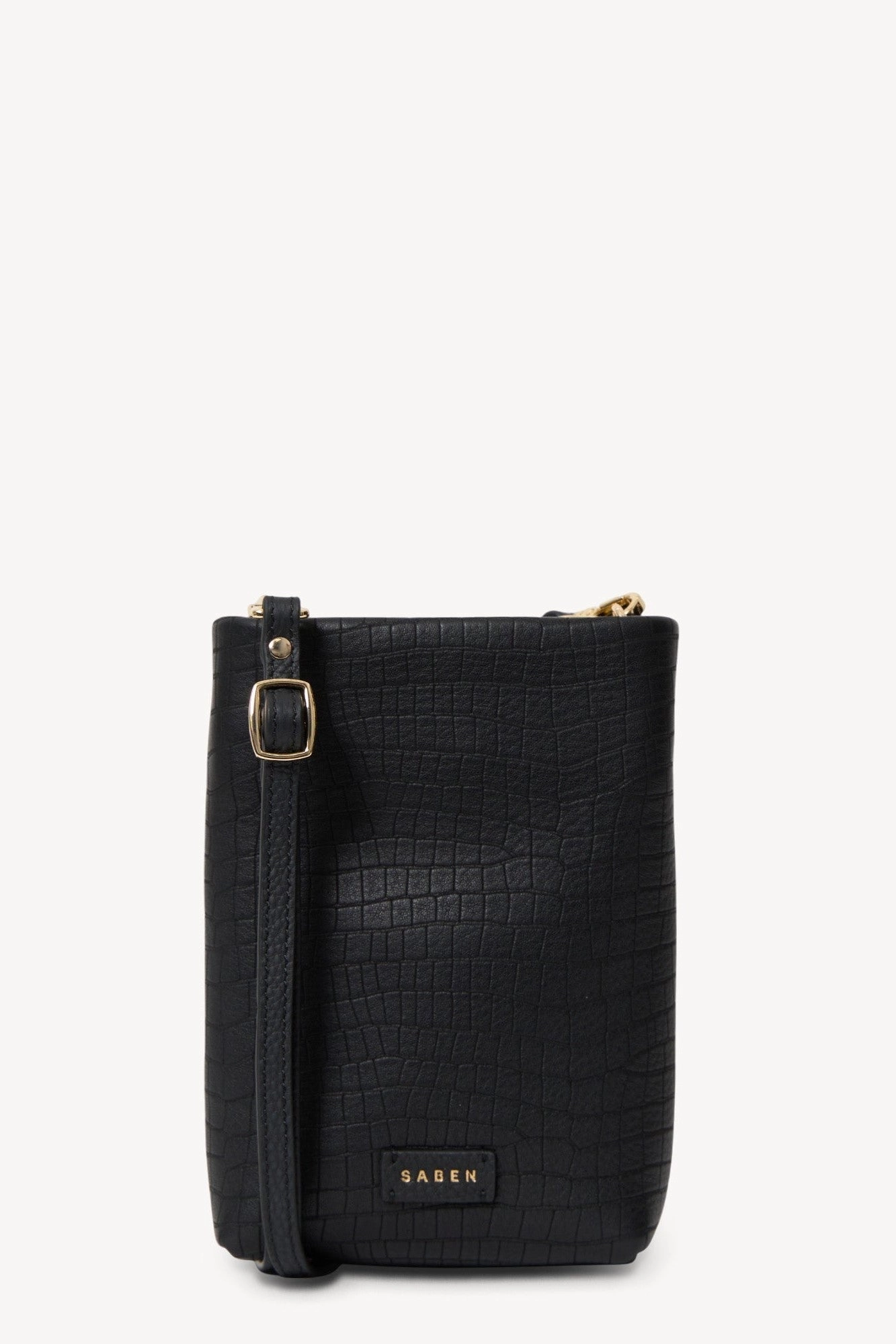 Saben Maggie Crossbody Black Luxe Emboss